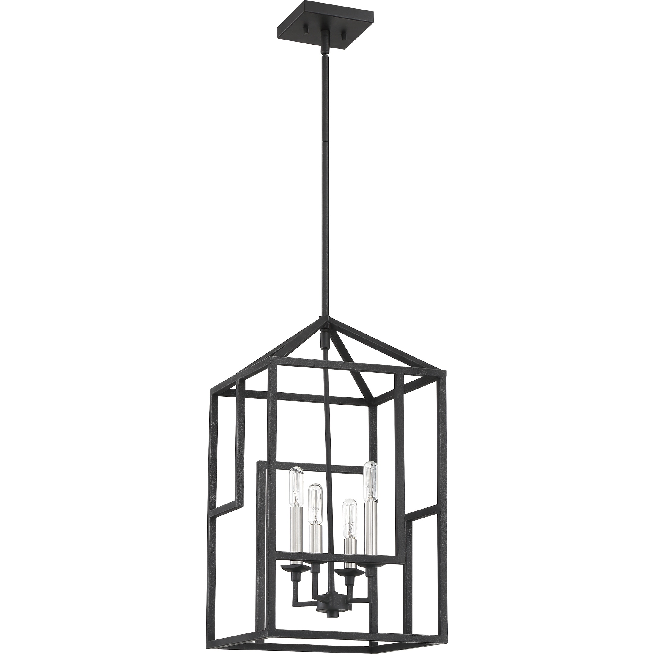 Quoizel Portion Grey Ash 4-light Chandelier - Chandeliers For Bedrooms by Overstock.com