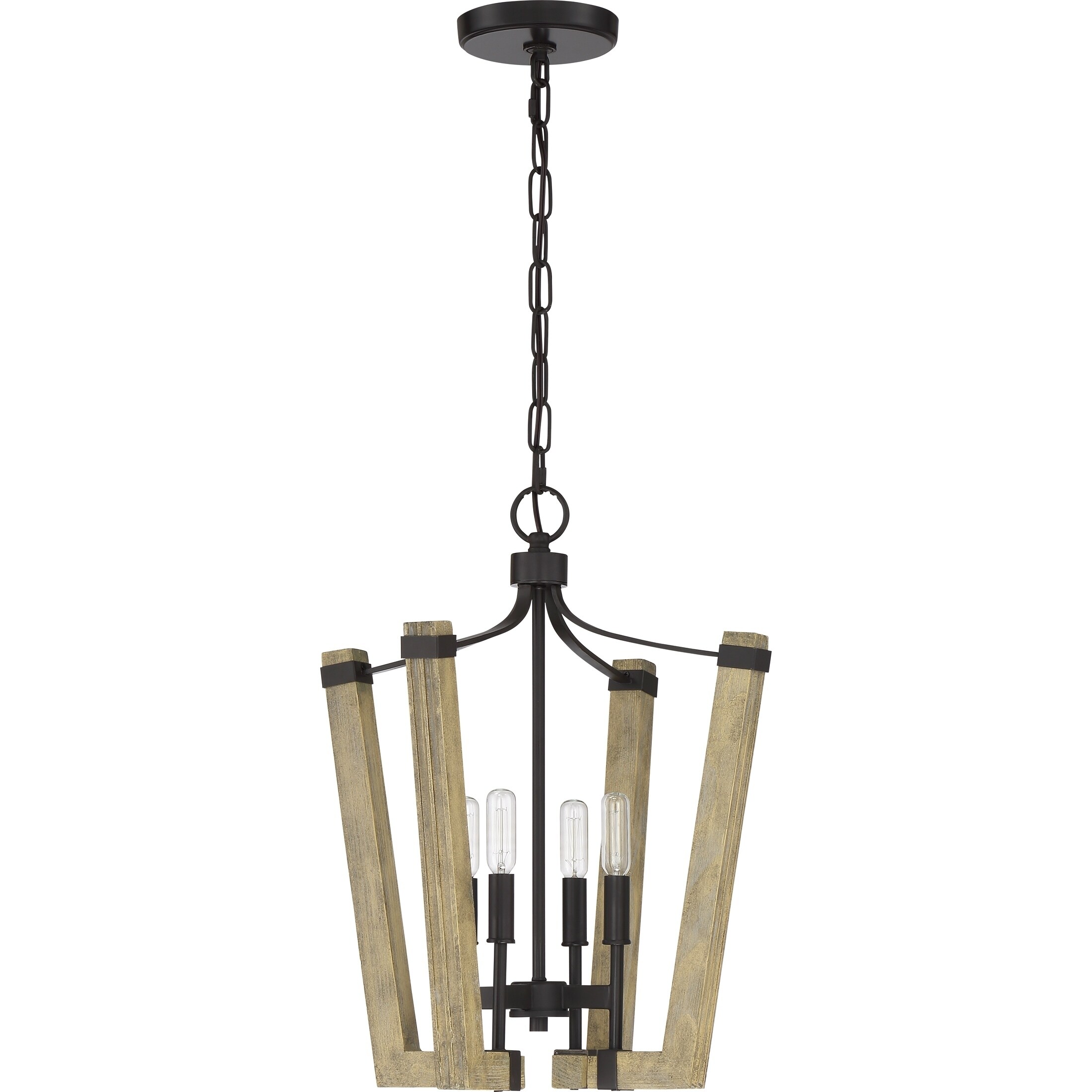 Quoizel Plains Western Bronze 4-light Chandelier - Chandeliers For Bedrooms by Overstock.com