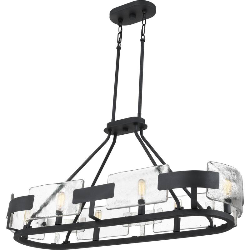 Quoizel Stratum Royal Ebony 6-light Island Chandelier