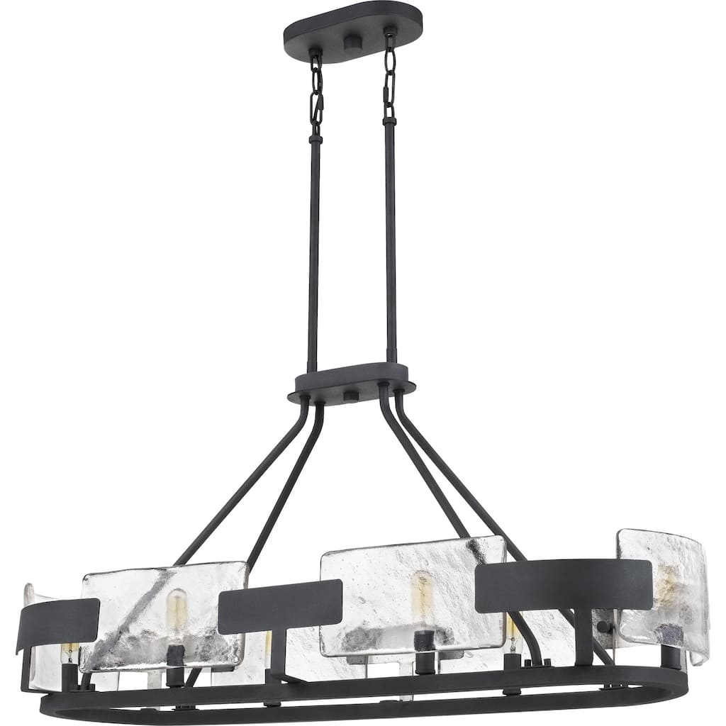 Quoizel Stratum Royal Ebony 6-light Island Chandelier
