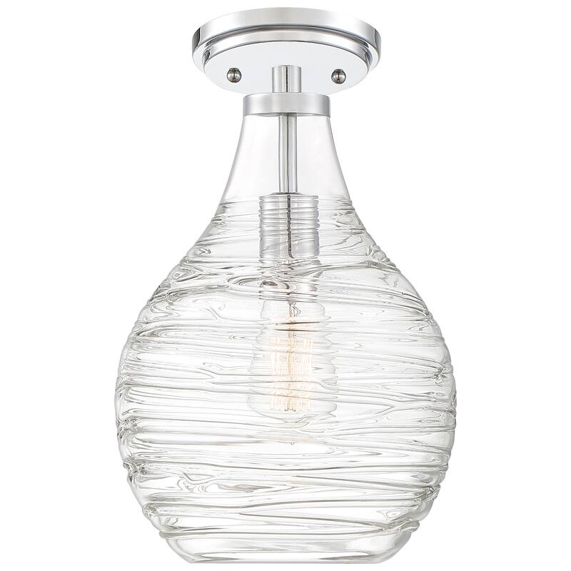 Quoizel Genie 1-Light Mini Pendant with Clear Glass Shade