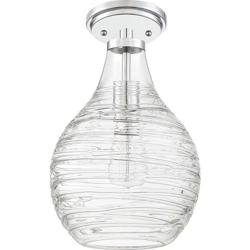 Quoizel Genie 1-Light Mini Pendant with Clear Glass Shade