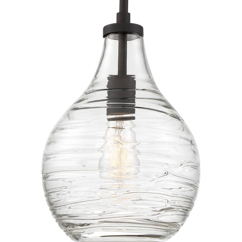 Quoizel Genie 1-Light Mini Pendant with Clear Glass Shade