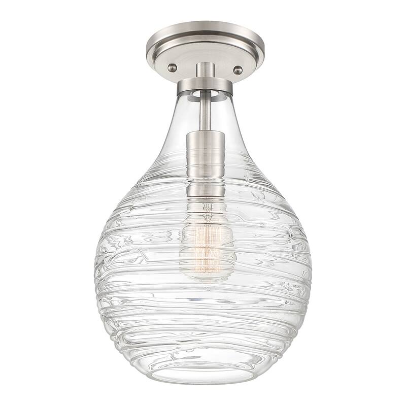 Quoizel Genie 1-Light Mini Pendant with Clear Glass Shade