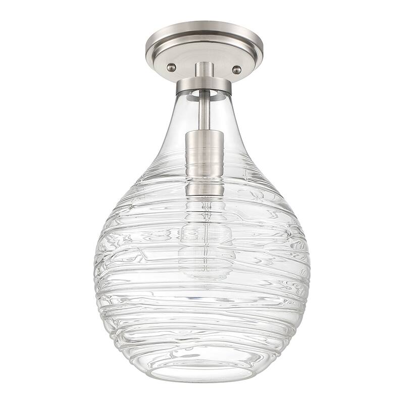 Quoizel Genie 1-Light Mini Pendant with Clear Glass Shade
