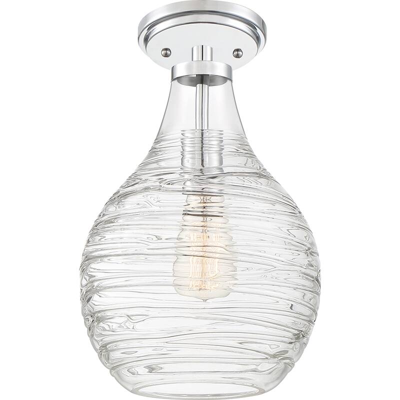 Quoizel Genie 1-Light Mini Pendant with Clear Glass Shade