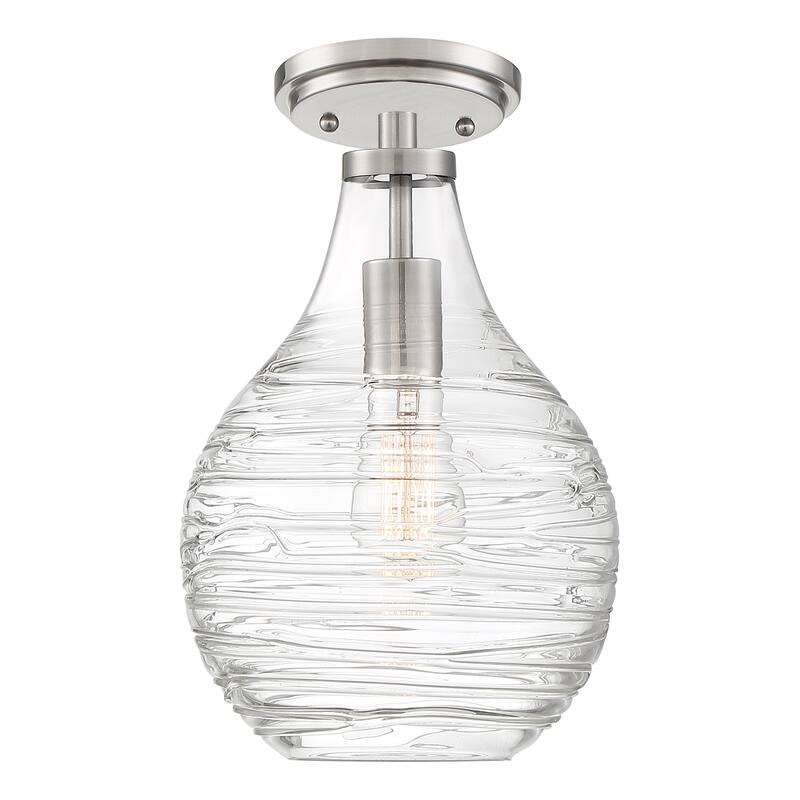 Quoizel Genie 1-Light Mini Pendant with Clear Glass Shade