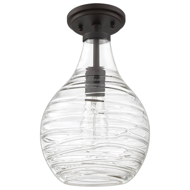 Quoizel Genie 1-Light Mini Pendant with Clear Glass Shade