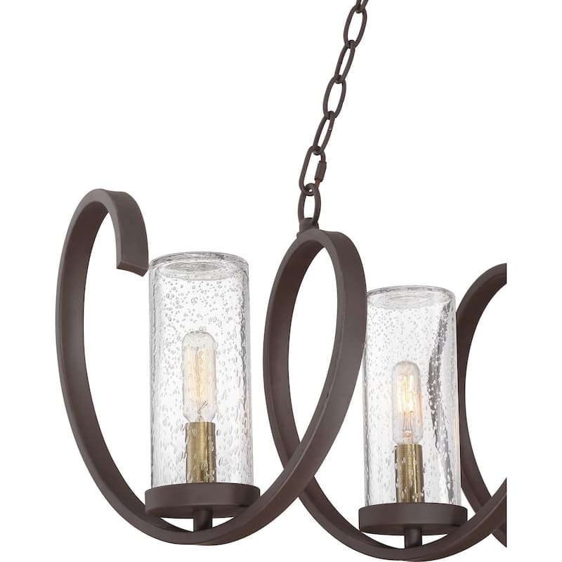 Quoizel Tumult Western Bronze 5-light Island Chandelier