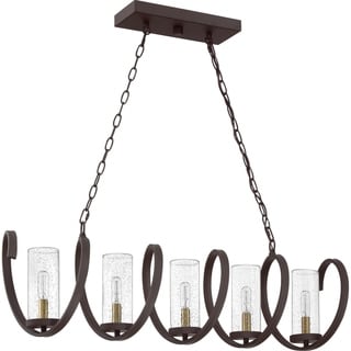Quoizel Tumult Western Bronze 5-light Island Chandelier
