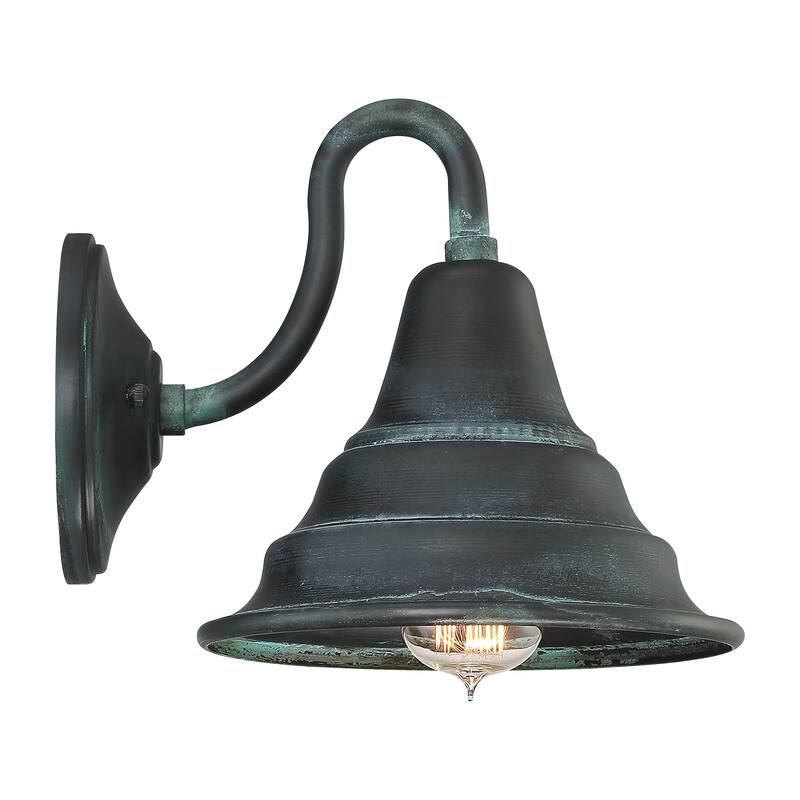 Quoizel Carmel Aged Verde 1-light Outdoor Wall Lantern