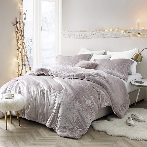 Coma Inducer Oversized Comforter - Velvet Crush - Champagne Pink