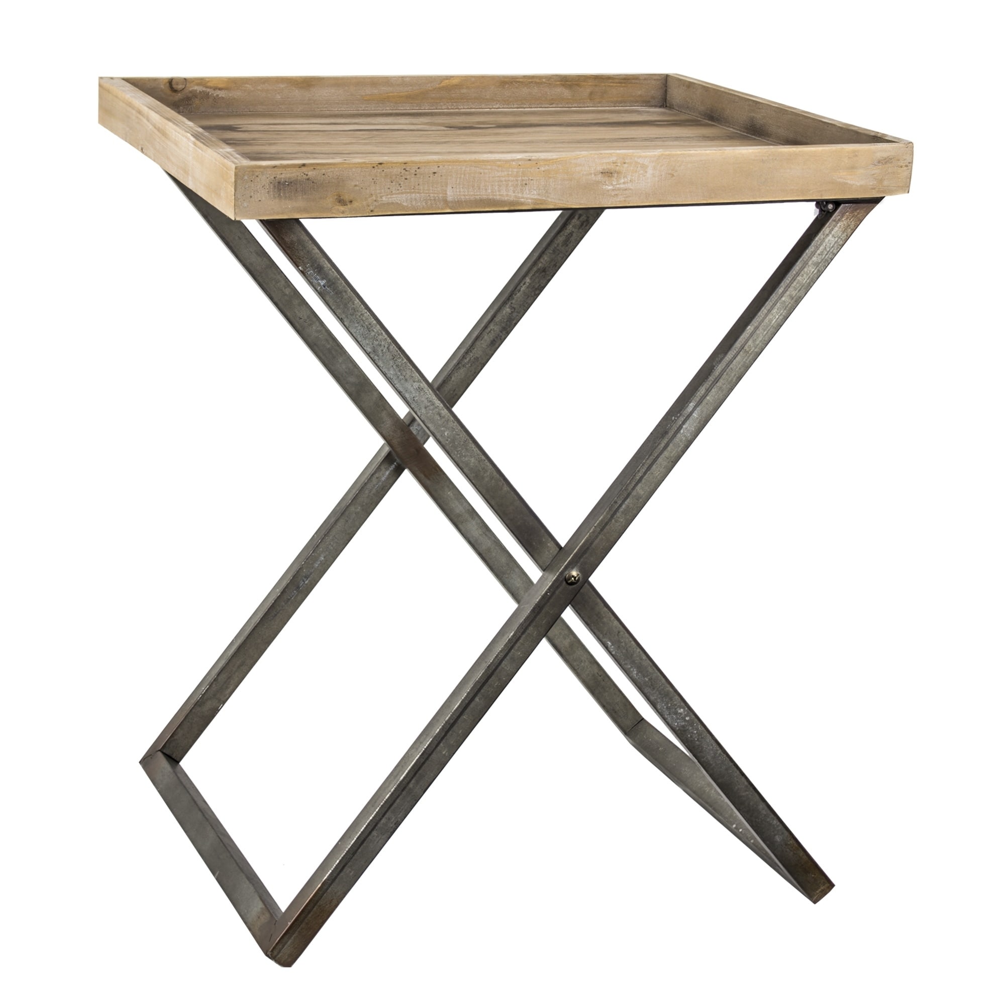 wood card table and folding chairs