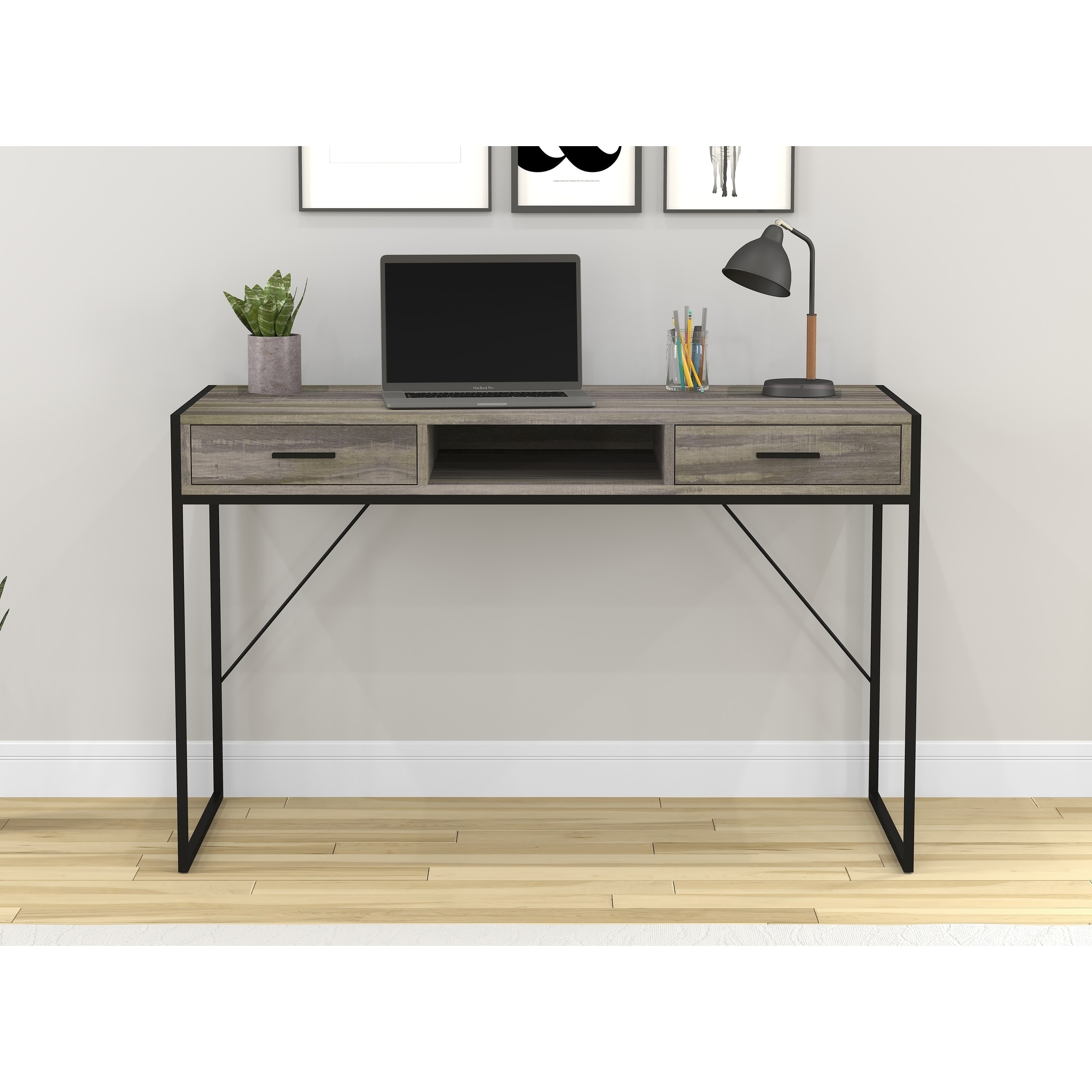 Shop Safdie Co Distressed Wood Writing Desk Computer Table