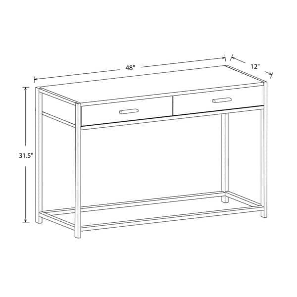 Entryway Table/Console Table/Sofa Couch Table48"L/Dark Taupe Bed Bath & Beyond 26280589