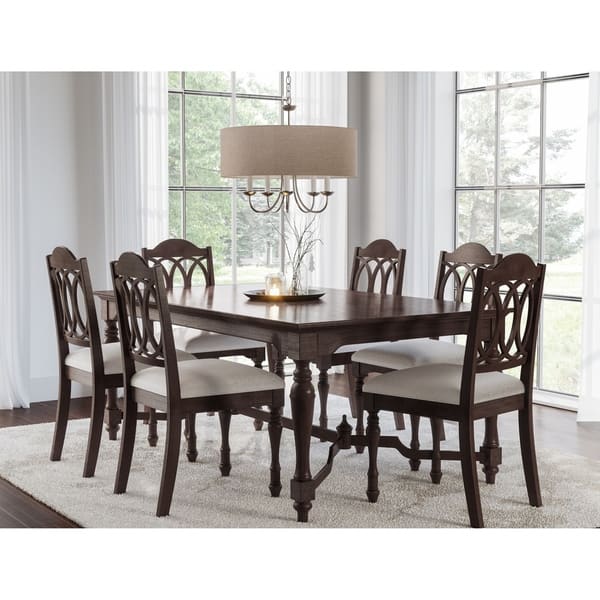 Abbyson Alfred Farmhouse Dining Table Overstock 26280809