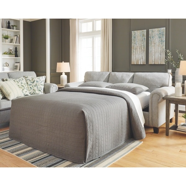 Shop Signature Design by Ashley Alandari Grey Queen Sofa Sleeper - Free