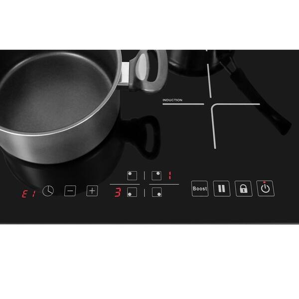 Shop Lycan 24 Induction Cooktop In Black With 4 Elements Free