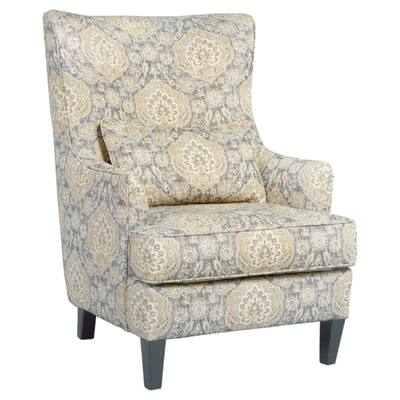 Aramore Cream Jacquard Design Arm Chair