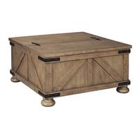 Signature Design by Ashley Aldwin Grey Wood Coffee Table