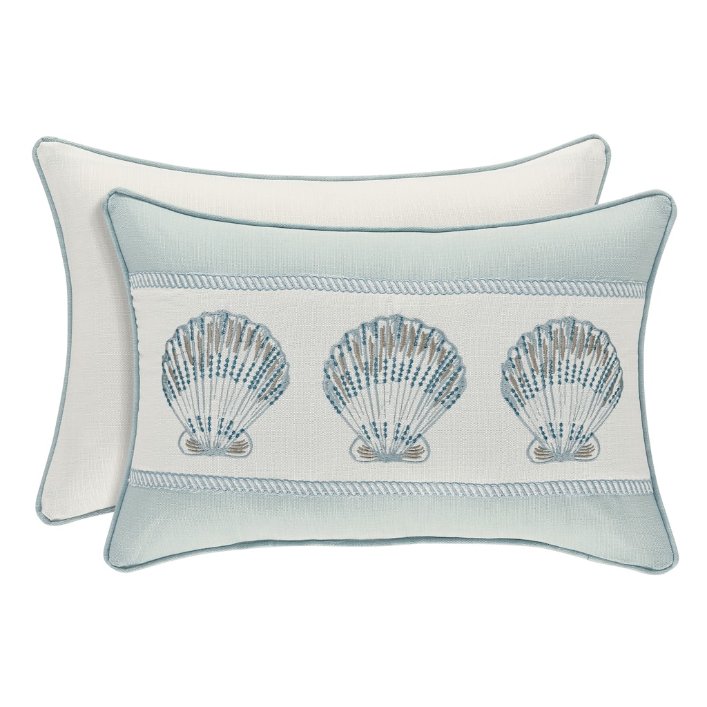 Royal Court Water's Edge Coastal Boudoir Pillow