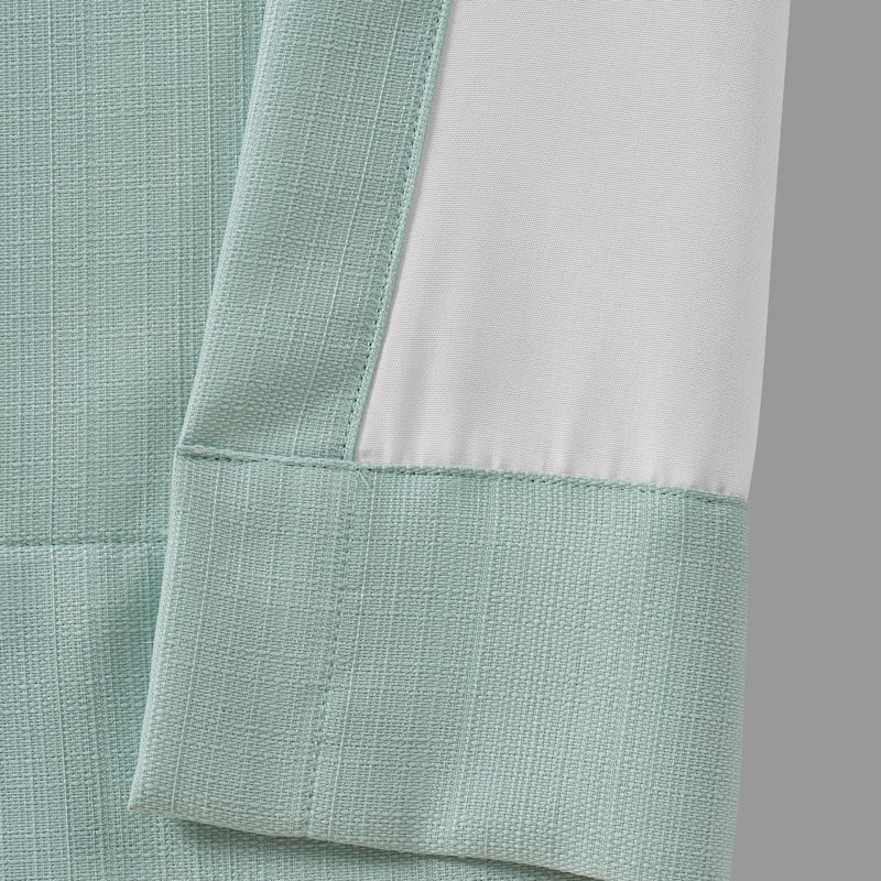 Royal Court Water's Edge Coastal Window Panel Pair - 84 Inches - Aqua