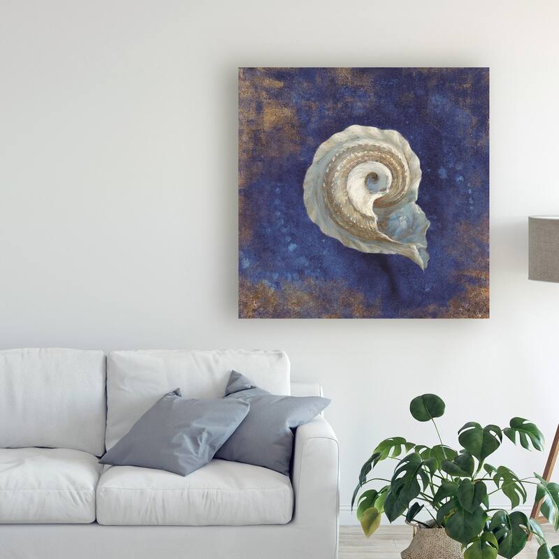 Danhui Nai 'Treasures From The Sea Indigo Iii' Ca