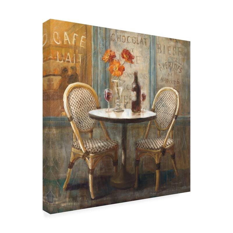 Danhui Nai 'Meet Me At Le Cafe I' Canvas Art