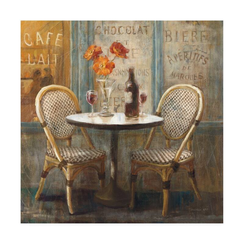 Danhui Nai 'Meet Me At Le Cafe I' Canvas Art
