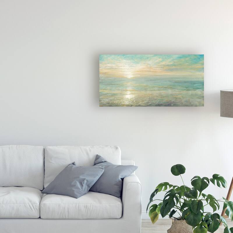 Danhui Nai 'Sunrise Painting' Canvas Art