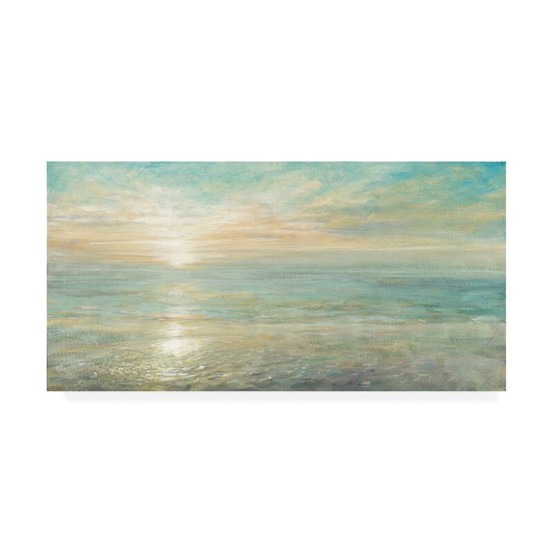 Danhui Nai 'Sunrise Painting' Canvas Art