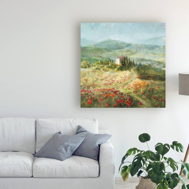 Danhui Nai 'Summer In Provence Crop' Canvas Art