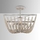 preview thumbnail 1 of 5, The Curated Nomad Ritch 4-light Sand Brown Semi-flush Mount