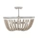 preview thumbnail 3 of 5, The Curated Nomad Ritch 4-light Sand Brown Semi-flush Mount