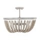 preview thumbnail 4 of 5, The Curated Nomad Ritch 4-light Sand Brown Semi-flush Mount