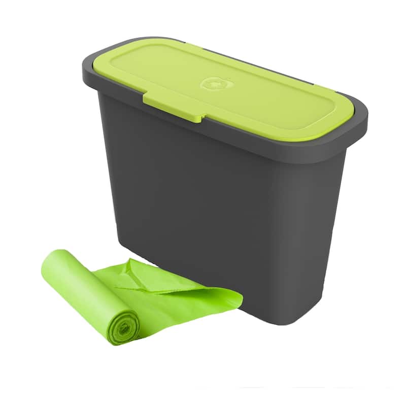 Maze Large 2.4 Gallon Kitchen Caddie with Corn Bags
