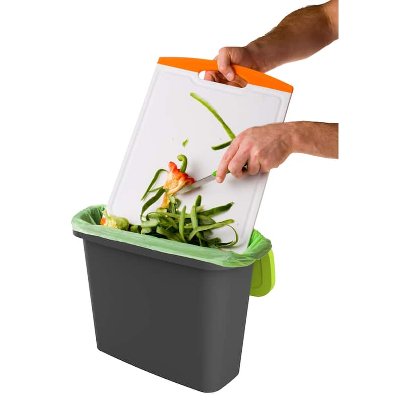 Maze Large 2.4 Gallon Kitchen Caddie with Corn Bags