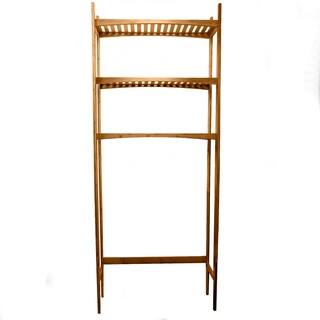 NewRidge Home Natural Bamboo Space Saver For Your Bathroom