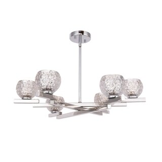 Woodbridge Lighting 18516 Jewel 6-light Chandelier (crystal mercury ball) - Chandeliers For Bedrooms by Overstock.com
