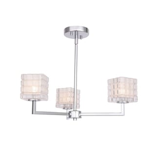 Woodbridge Lighting 18613 Candice 3-light Chandelier (frosted crispy glass) - Chandeliers For Bedrooms by Overstock.com