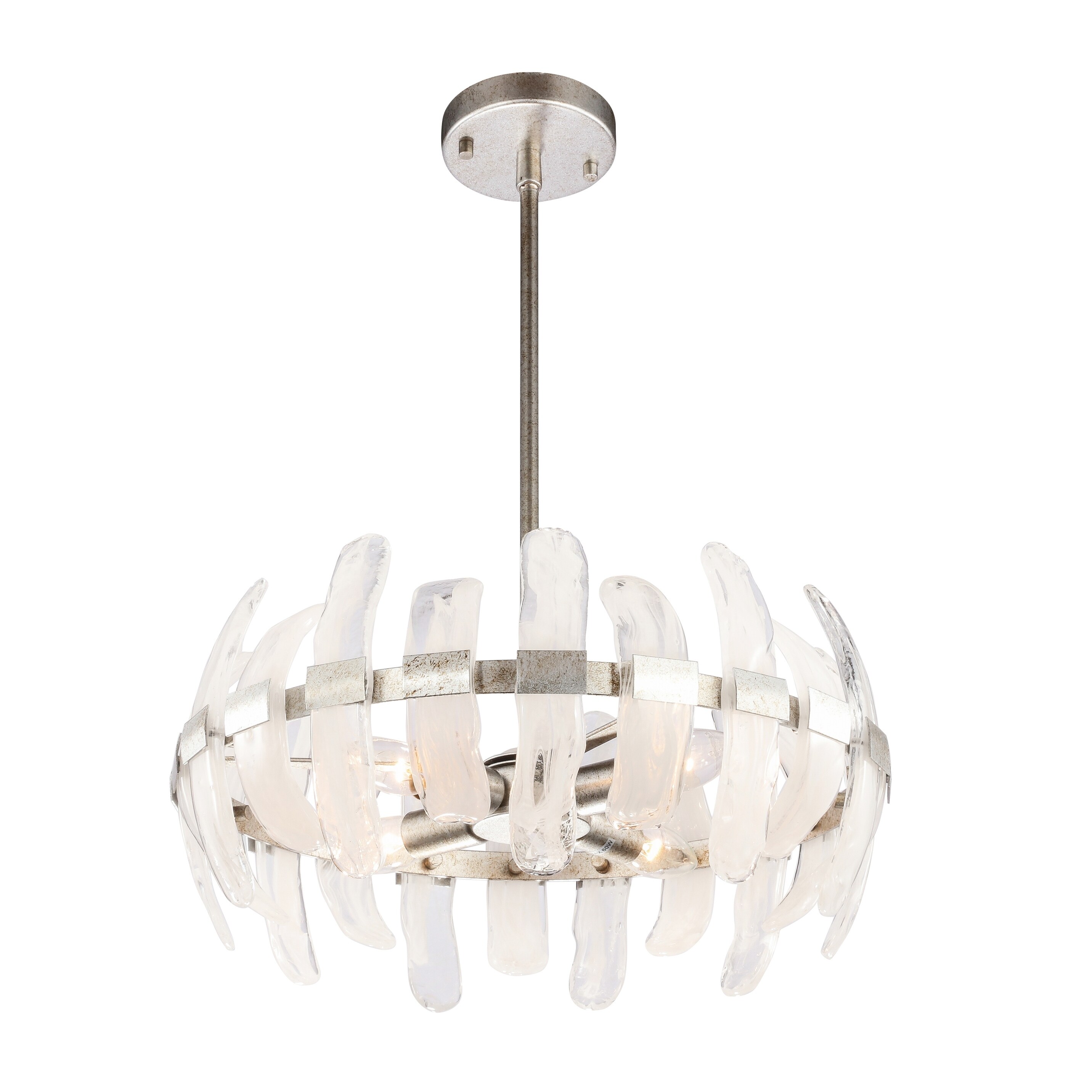 Woodbridge Lighting 20020ASL Vinchenzo 4-light Chandelier - Chandeliers For Bedrooms by Overstock.com