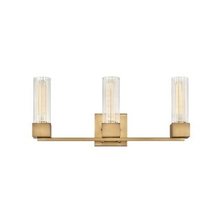 Hinkley Xander 3-Light Vanity in Heritage Brass