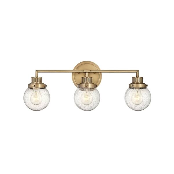 slide 2 of 4, Hinkley Poppy 3-Light Vanity in Heritage Brass