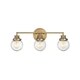 preview thumbnail 1 of 2, Hinkley Poppy 3-Light Vanity in Heritage Brass