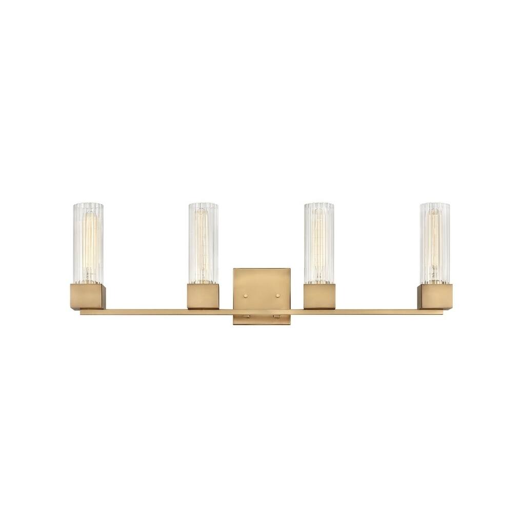 Hinkley Xander 4-Light Vanity in Heritage Brass
