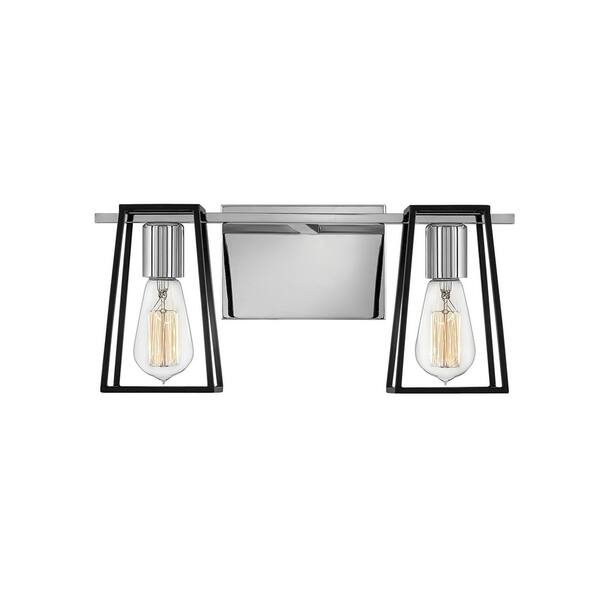 slide 1 of 1, Hinkley Filmore 2-Light Vanity in Chrome