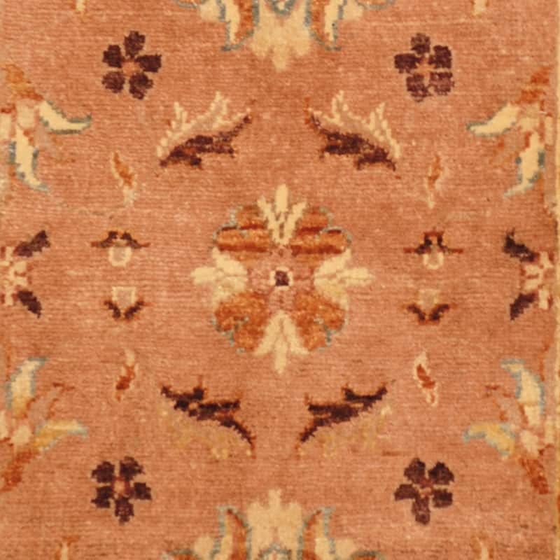 Handmade One-of-a-Kind Vegetable Dye Oushak Wool Rug (Afghanistan) - 2' x 3'