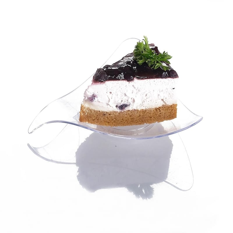 OnDisplay Dahlia Disposable Dessert Dish