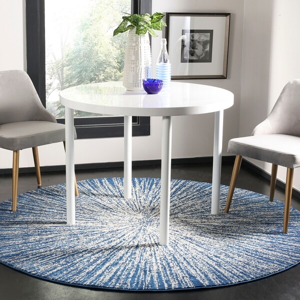 Shop Safavieh Evoke Nova Abstract Burst Navy / Ivory Rug ... (600 x 600 Pixel)