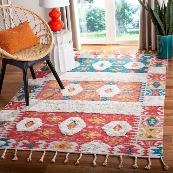 Safavieh Handmade Saffron Jera Modern Tribal Cotton Rug